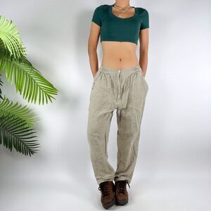 Vintage Baggy Beachy Casual Coastal Grandma Low Rise Cottagecore Praire Pants /M